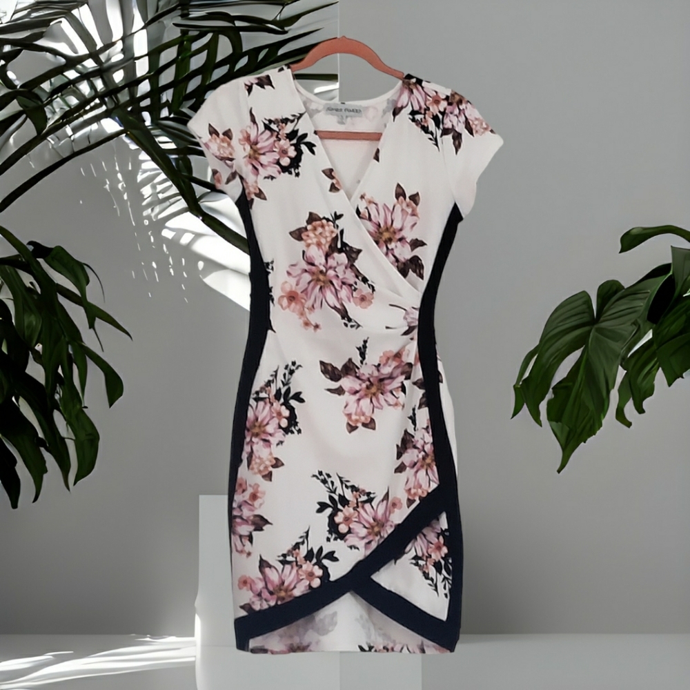 Almost Famous faux wrap dress